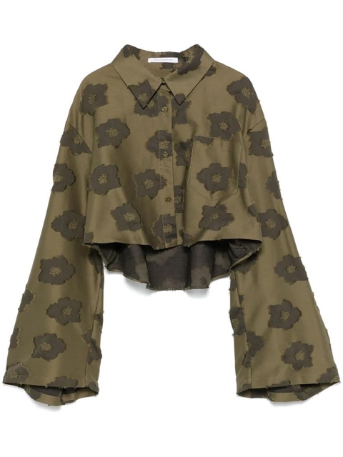 Cecilie Bahnsen Vinh shirt - Green - zdjęcie produktu nr 1