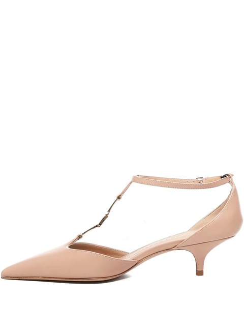 Ferragamo 40mm ankle-strap pointed-toe pumps - Neutrals - zdjęcie produktu nr 1