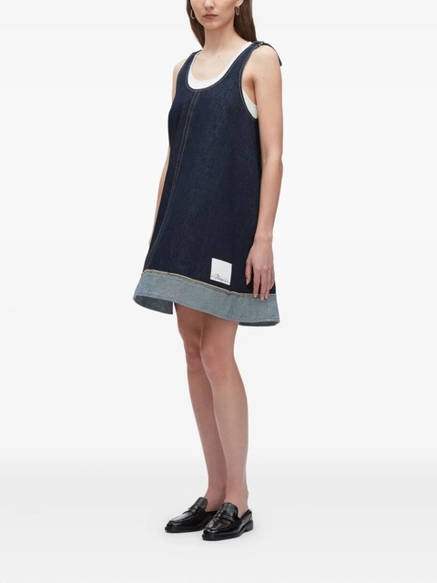 3.1 Phillip Lim tie-strap denim dress - Blue - zdjęcie produktu nr 2