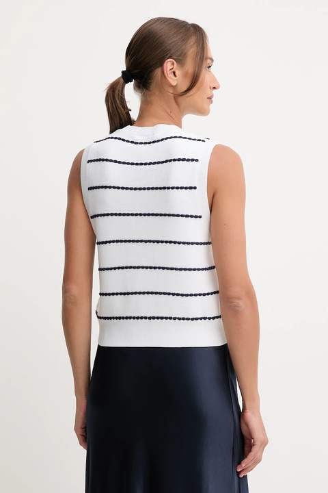 United Colors of Benetton top damski kolor biały 104ME10EC - zdjęcie produktu nr 2