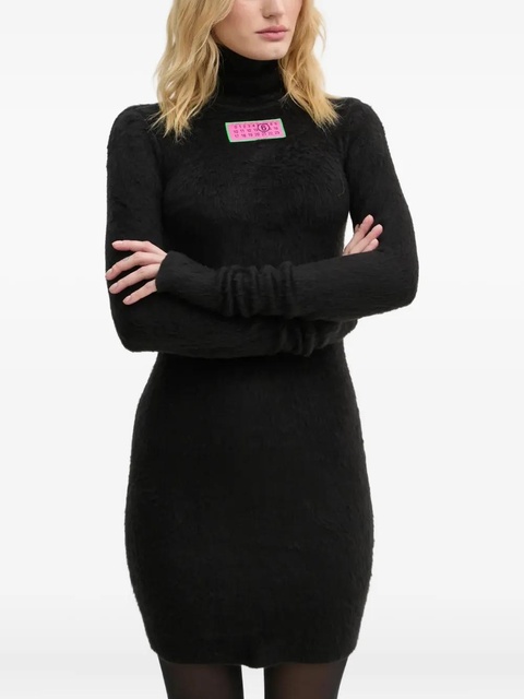 MM6 Maison Margiela Numbers-motif mini dress - Black - zdjęcie produktu nr 2