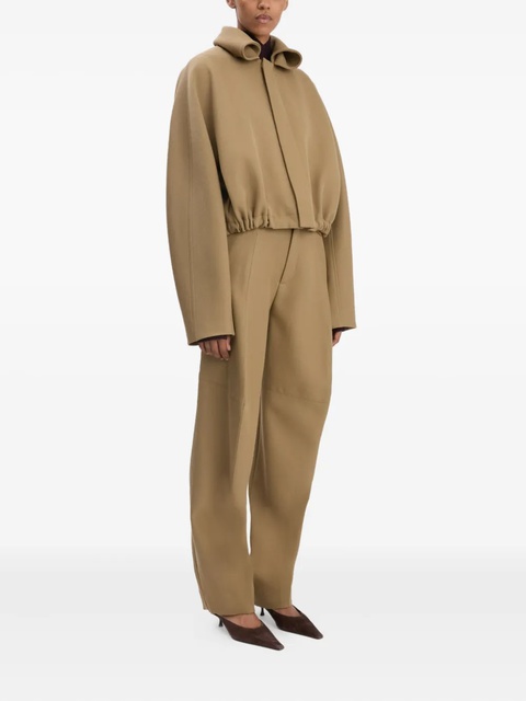 Victoria Beckham roll-neck bomber jacket - Neutrals - zdjęcie produktu nr 2