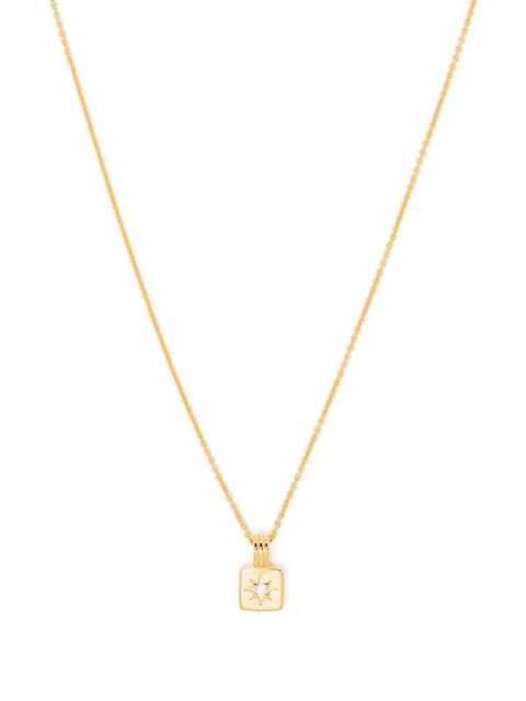 Missoma mini Square pendant necklace - Gold - zdjęcie produktu nr 1