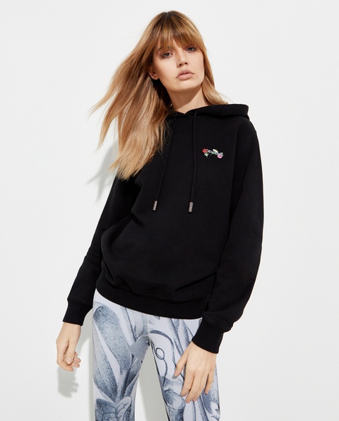 OFF-WHITE - Czarna bluza z kapturem - zdjęcie produktu nr 1