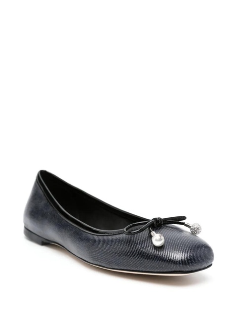 Jimmy Choo Elme flat ballerina shoes - Blue - zdjęcie produktu nr 1