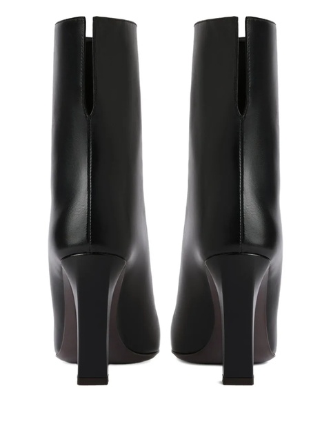 Giuseppe Zanotti metallic-toe block-heel boots - Black - zdjęcie produktu nr 2