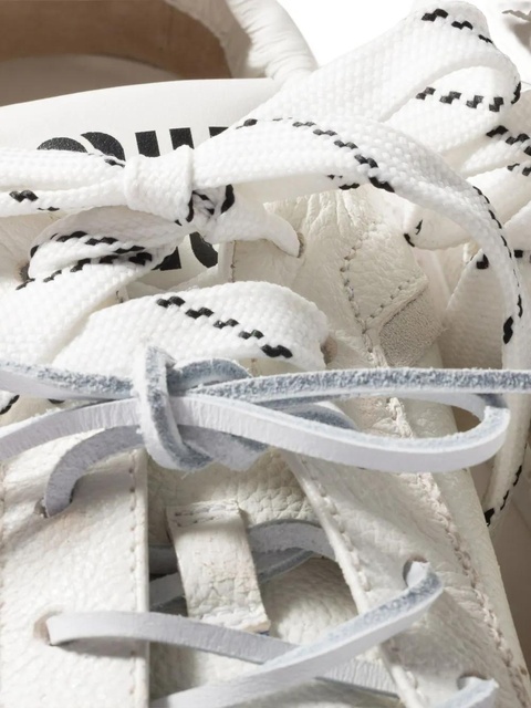 Miu Miu Deco leather sneakers - White - zdjęcie produktu nr 2