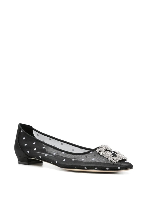 Manolo Blahnik Hangisi ballet flats - Black - zdjęcie produktu nr 2