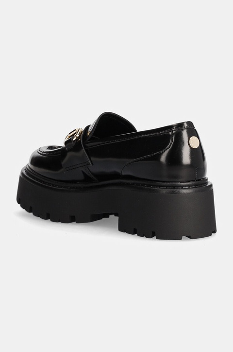 Steve Madden mokasyny skórzane Occupy damskie kolor czarny na platformie SM11003276 - zdjęcie produktu nr 2