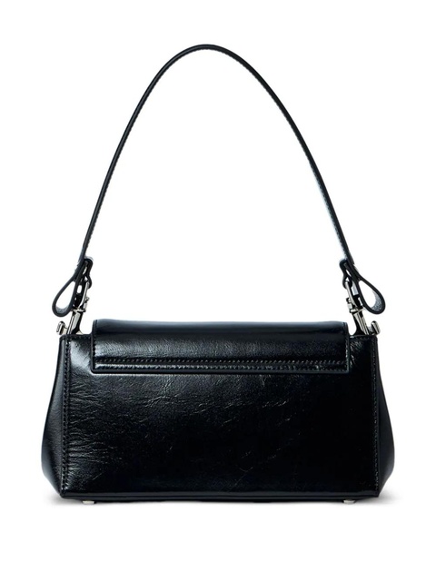 Vivienne Westwood medium Hazel orb-plaque leather shoulder bag - Black - zdjęcie produktu nr 1