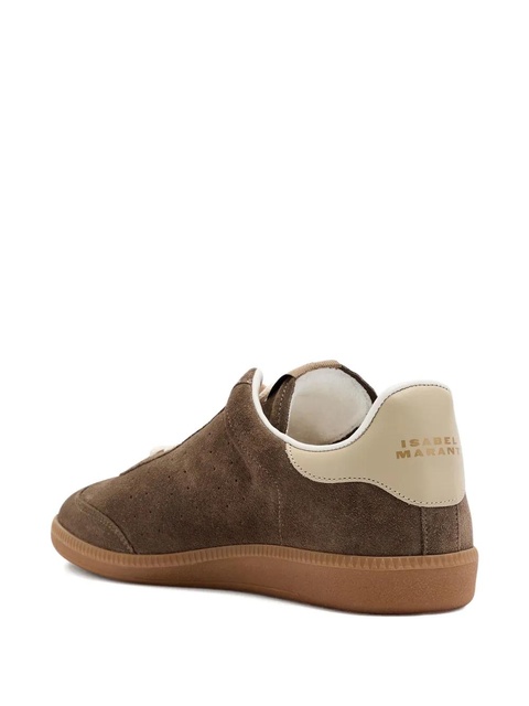 MARANT ÉTOILE Bryce suede leather-panel sneakers - Brown - zdjęcie produktu nr 2