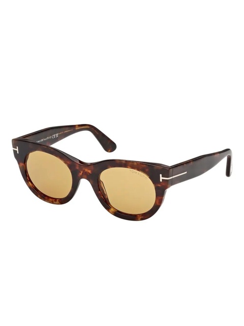 TOM FORD Eyewear round-frame sunglasses - Brown - zdjęcie produktu nr 2