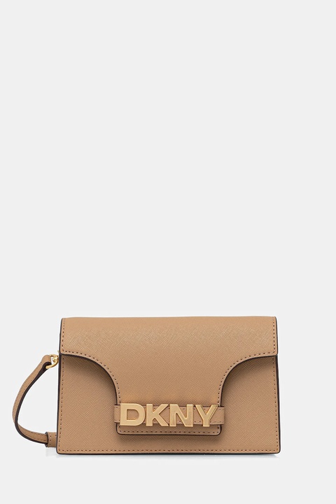 Dkny torebka skórzana kolor zielony R435OG58 - zdjęcie produktu nr 1
