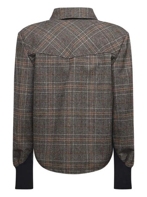 PINKO plaid buttoned shirt - Neutrals - zdjęcie produktu nr 2