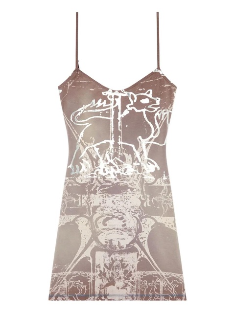 Diesel D-Longy mini dress - Neutrals - zdjęcie produktu nr 1