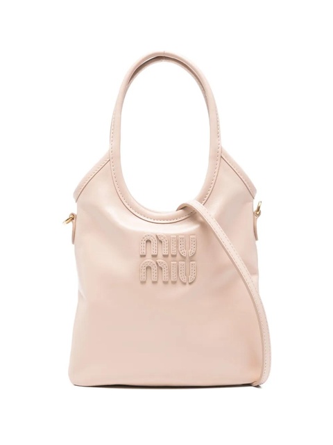 Miu Miu logo-embossed tote bag - Pink - zdjęcie produktu nr 1