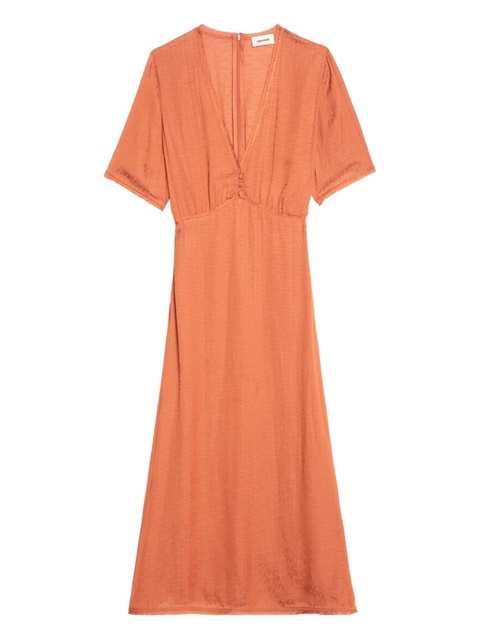 Zadig&Voltaire Rhodral midi dress - Orange - zdjęcie produktu nr 1