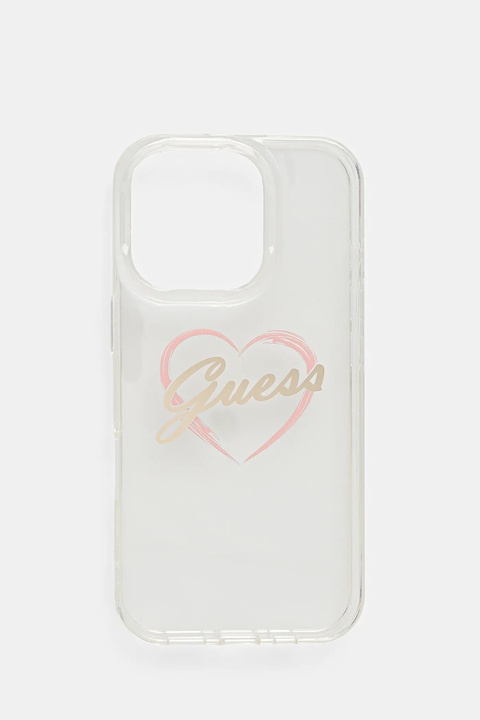 Guess etui na telefon iPhone 16 Pro 6.3" kolor transparentny GUHCP16LHCHGSPT - zdjęcie produktu nr 1