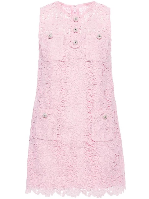 Self-Portrait A-line lace minidress - Pink - zdjęcie produktu nr 1