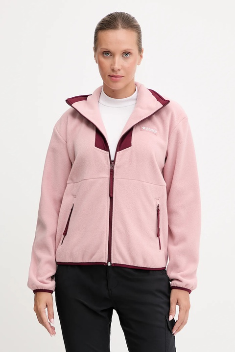 Columbia bluza sportowa Sequoia Grove kolor różowy wzorzysta 2085313 - zdjęcie produktu nr 1