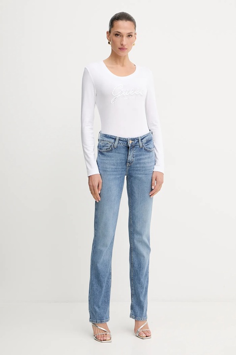 Guess jeansy NICKY damskie high waist W5YA0R D5QP2 - zdjęcie produktu nr 2