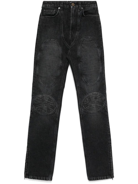 Jean Paul Gaultier lace-up jeans - Black - zdjęcie produktu nr 1