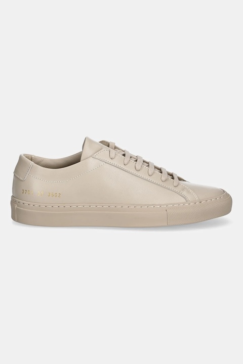 Common Projects sneakersy skórzane Original Achilles Low damskie kolor beżowy 3701 - zdjęcie produktu nr 2