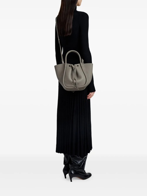 Proenza Schouler small Ruched drawstring top-handle tote bag - Grey - zdjęcie produktu nr 1