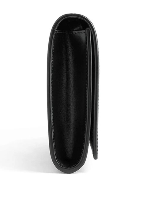 Balenciaga Maxi BB-embellished leather clutch - Black - zdjęcie produktu nr 2