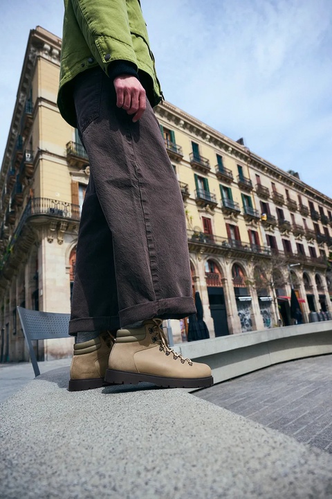 Birkenstock workery nubukowe Jackson 2.0 damskie kolor zielony na płaskim obcasie 1030953 - zdjęcie produktu nr 2