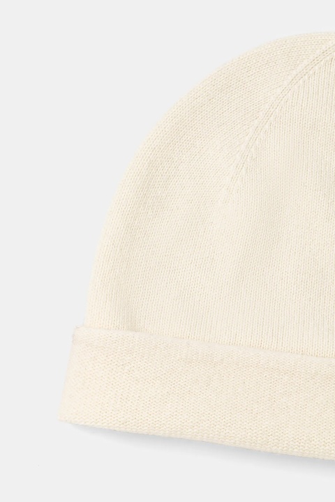 Answear.LAB czapka wełniana kolor beżowy - zdjęcie produktu nr 2