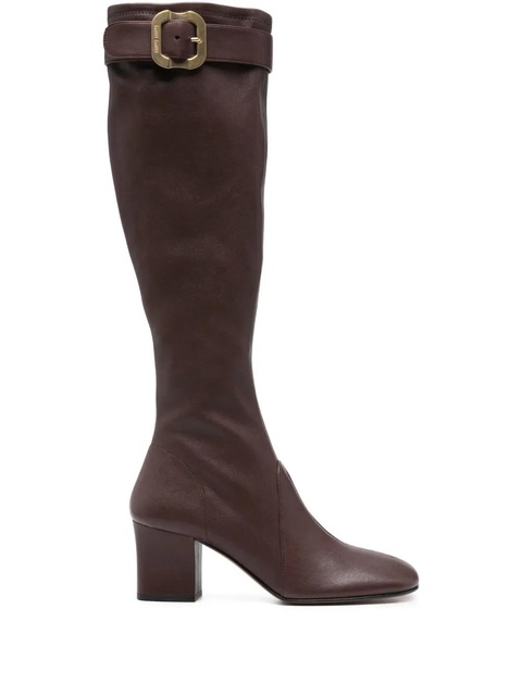 Miu Miu 65mm buckle boots - Brown - zdjęcie produktu nr 1