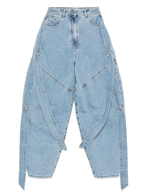 The Attico multi-string jeans - Blue - zdjęcie produktu nr 1
