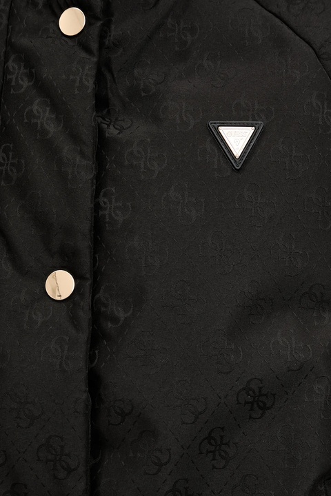 Guess kurtka 4G kolor czarny zimowa oversize V5BL07 WGLW2 - zdjęcie produktu nr 2