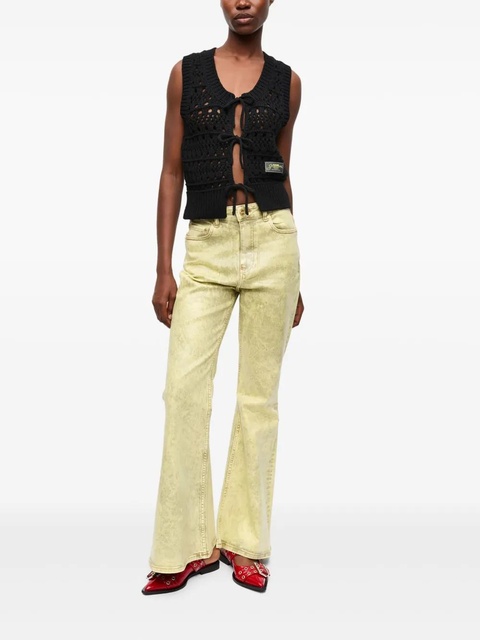 GANNI bleached-effect jeans - Green - zdjęcie produktu nr 2