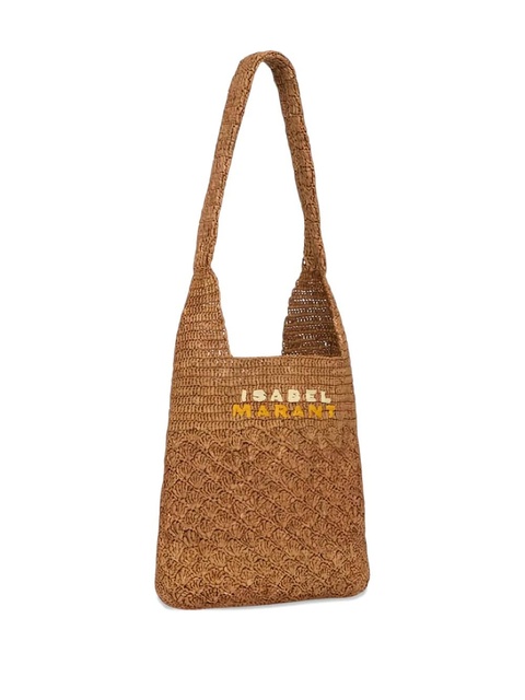 ISABEL MARANT Praia crochet-detail shoulder bag - Brown - zdjęcie produktu nr 2
