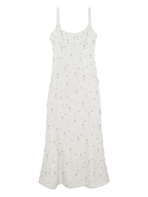 Simkhai Briella embellished midi party gown - White - zdjęcie produktu nr 1