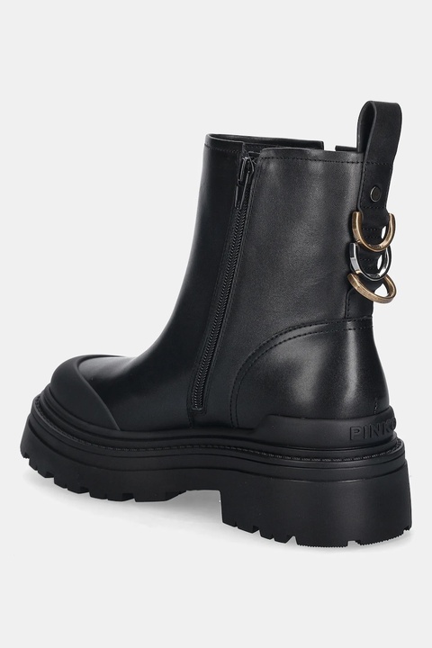 Pinko botki Mia 21 damskie kolor czarny na platformie SD0409P001Z99 - zdjęcie produktu nr 1