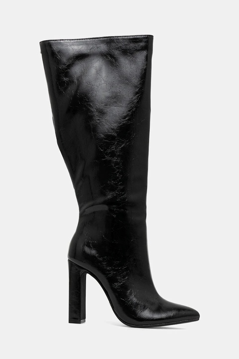 Buffalo kozaki July Boot Hi damskie kolor czarny na słupku 1292055-BLK - zdjęcie produktu nr 1