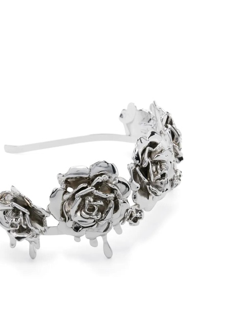 Blumarine floral head band - Silver - zdjęcie produktu nr 2