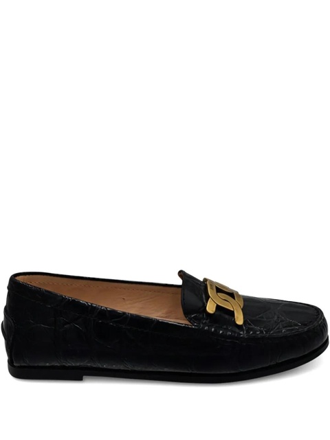 Tod's chain detail loafers - Black - zdjęcie produktu nr 1