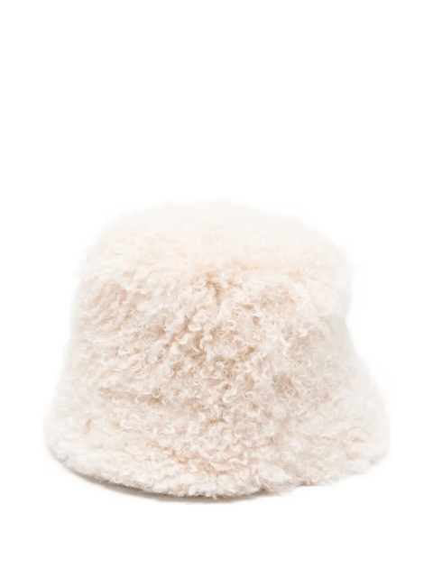 Moncler fleece bucket hat - Neutrals - zdjęcie produktu nr 1