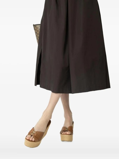 Jimmy Choo 100mm Leda wedge sandals - Brown - zdjęcie produktu nr 2