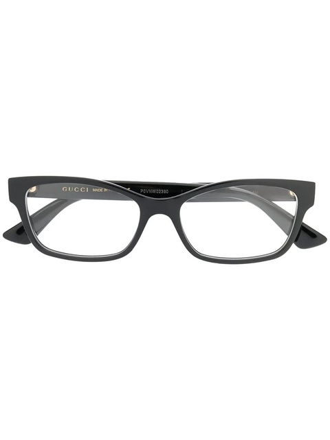 Gucci Eyewear GG0635O rectangular-frame glasses - Black - zdjęcie produktu nr 1