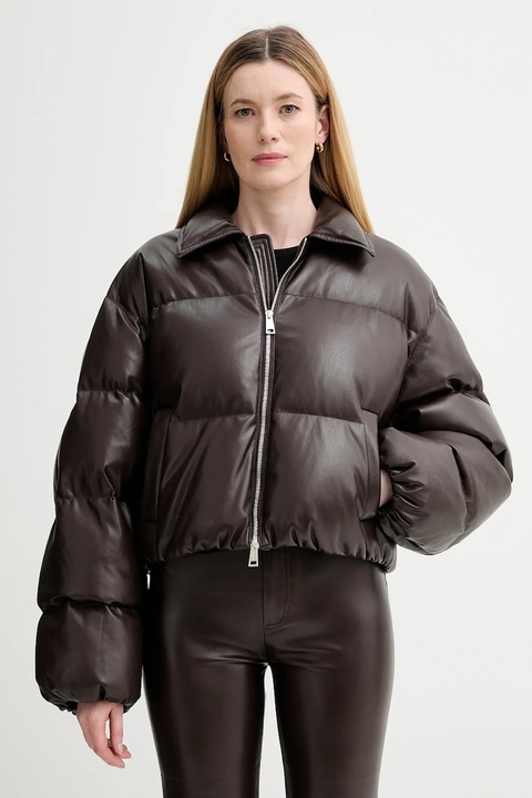 Nanushka kurtka kolor brązowy zimowa NW25FWJK20278 - zdjęcie produktu nr 1