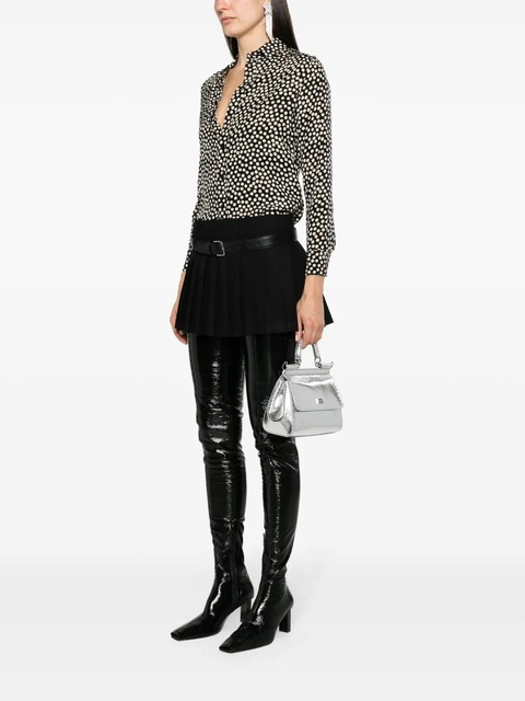 Dolce & Gabbana medium Sicily metallic tote bag - Silver - zdjęcie produktu nr 2