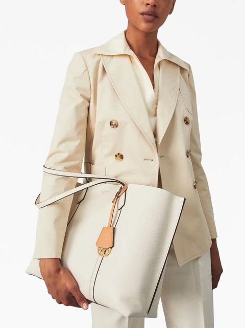 Tory Burch Perry leather tote bag - White - zdjęcie produktu nr 2