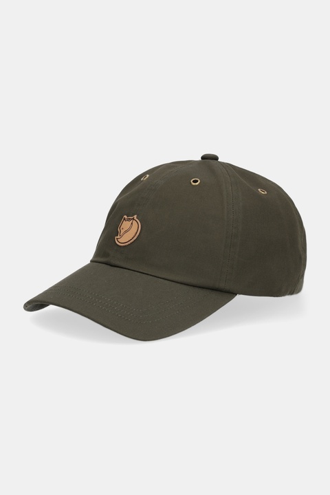 Fjallraven czapka z daszkiem Vidda kolor zielony z aplikacją F77357 - zdjęcie produktu nr 1