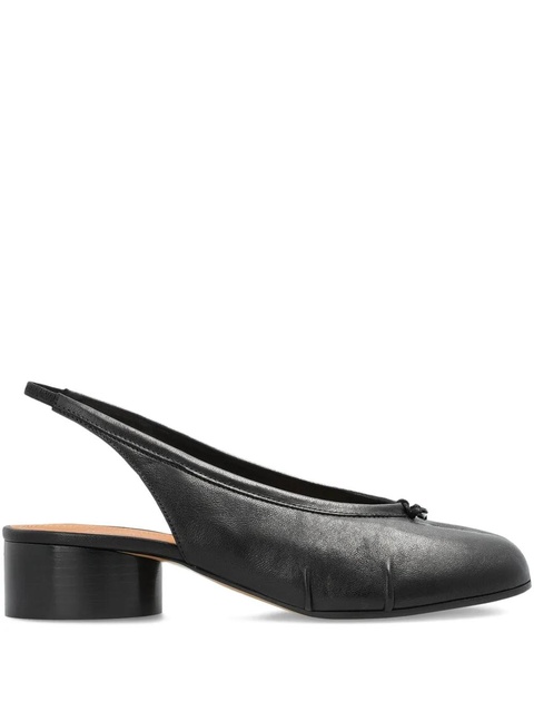 Maison Margiela 30mm Tabi slingback heeled pumps - Black - zdjęcie produktu nr 1