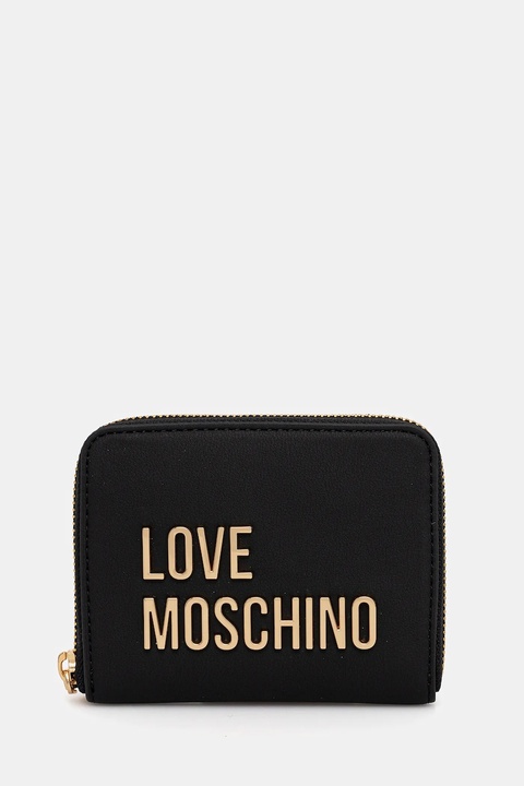 Love Moschino portfel damski kolor czarny JC5613PP0NKD0000 - zdjęcie produktu nr 1